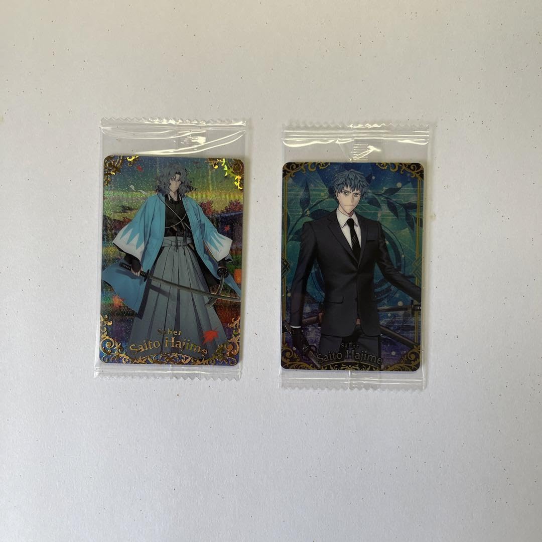 Fate FGO ウエハース カード R 斎藤一 Amazon | Fate/Grand Order ツインウエハース特別弾[18.セイバー